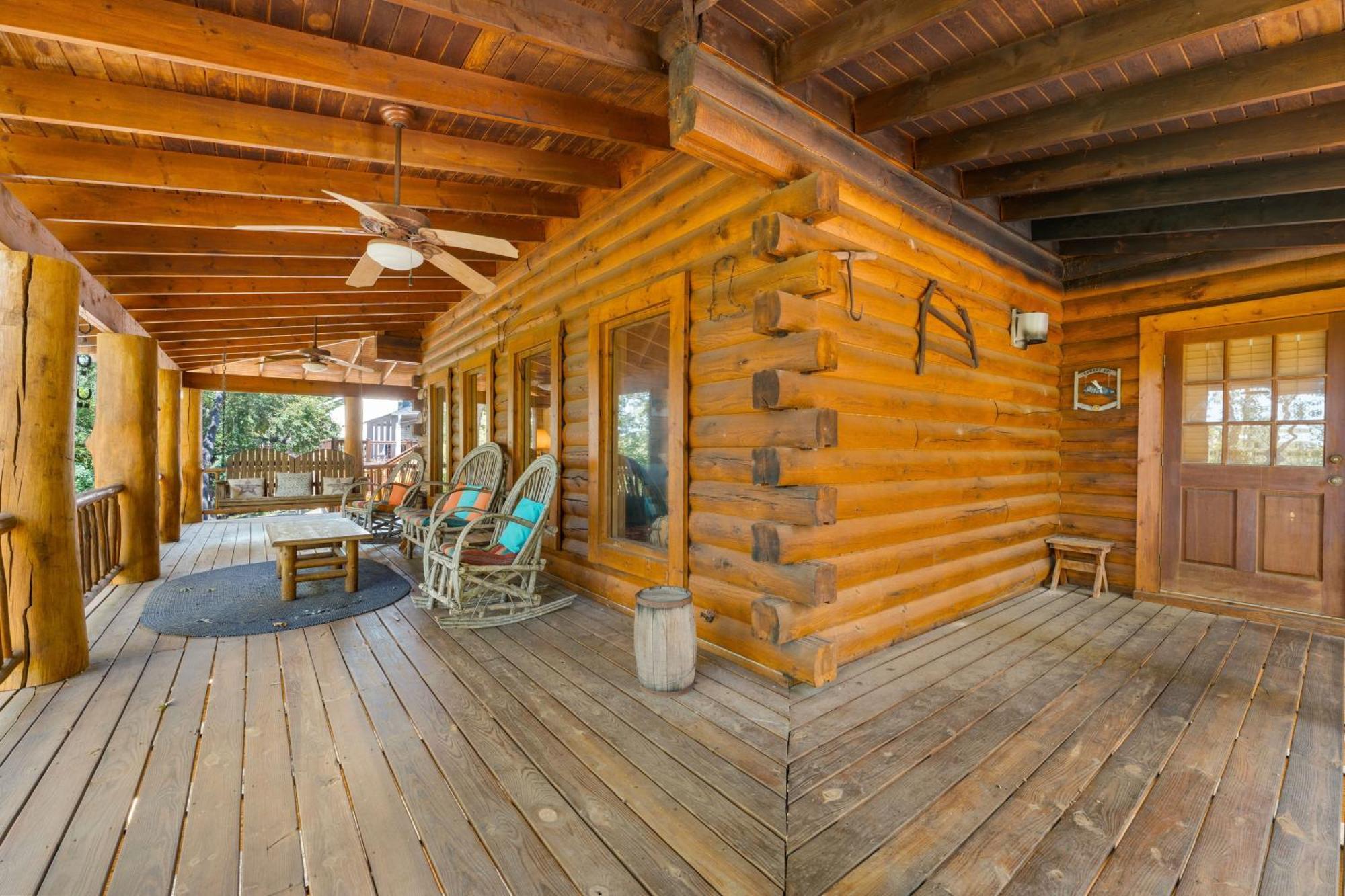 The Lazy K Cabin Cabin Бренсън Екстериор снимка