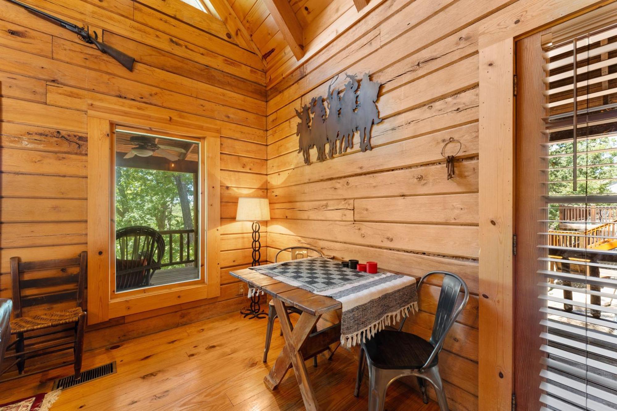The Lazy K Cabin Cabin Бренсън Екстериор снимка