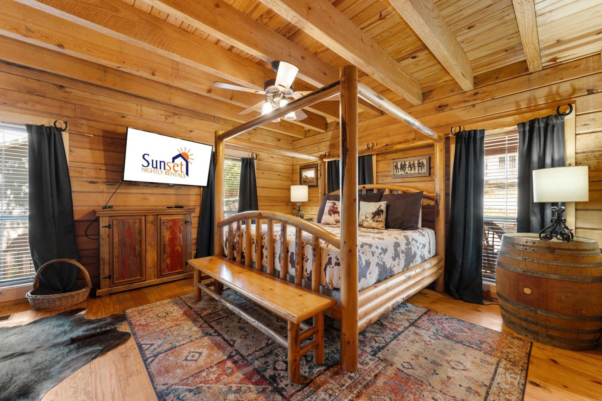 The Lazy K Cabin Cabin Бренсън Екстериор снимка