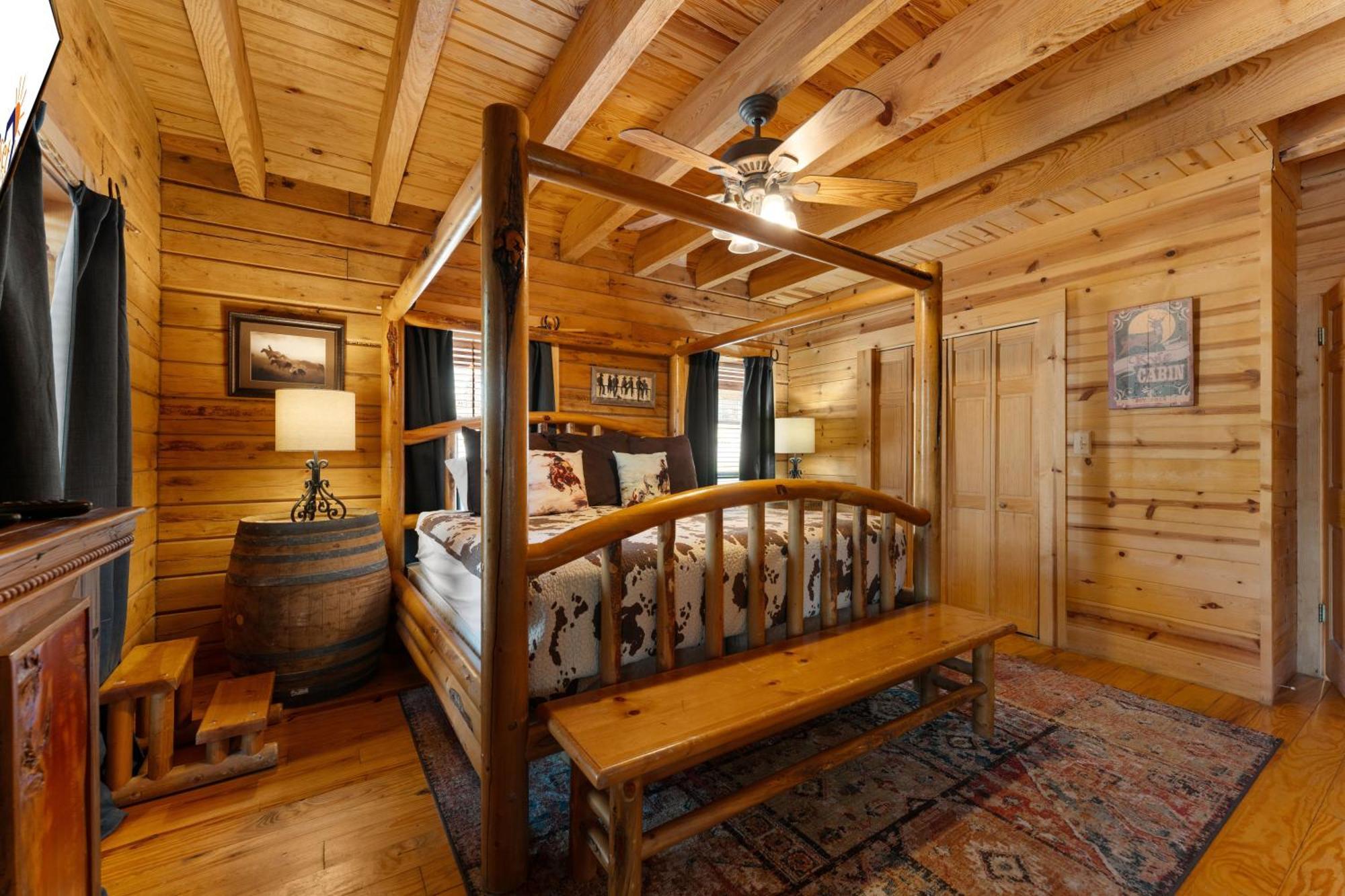 The Lazy K Cabin Cabin Бренсън Екстериор снимка