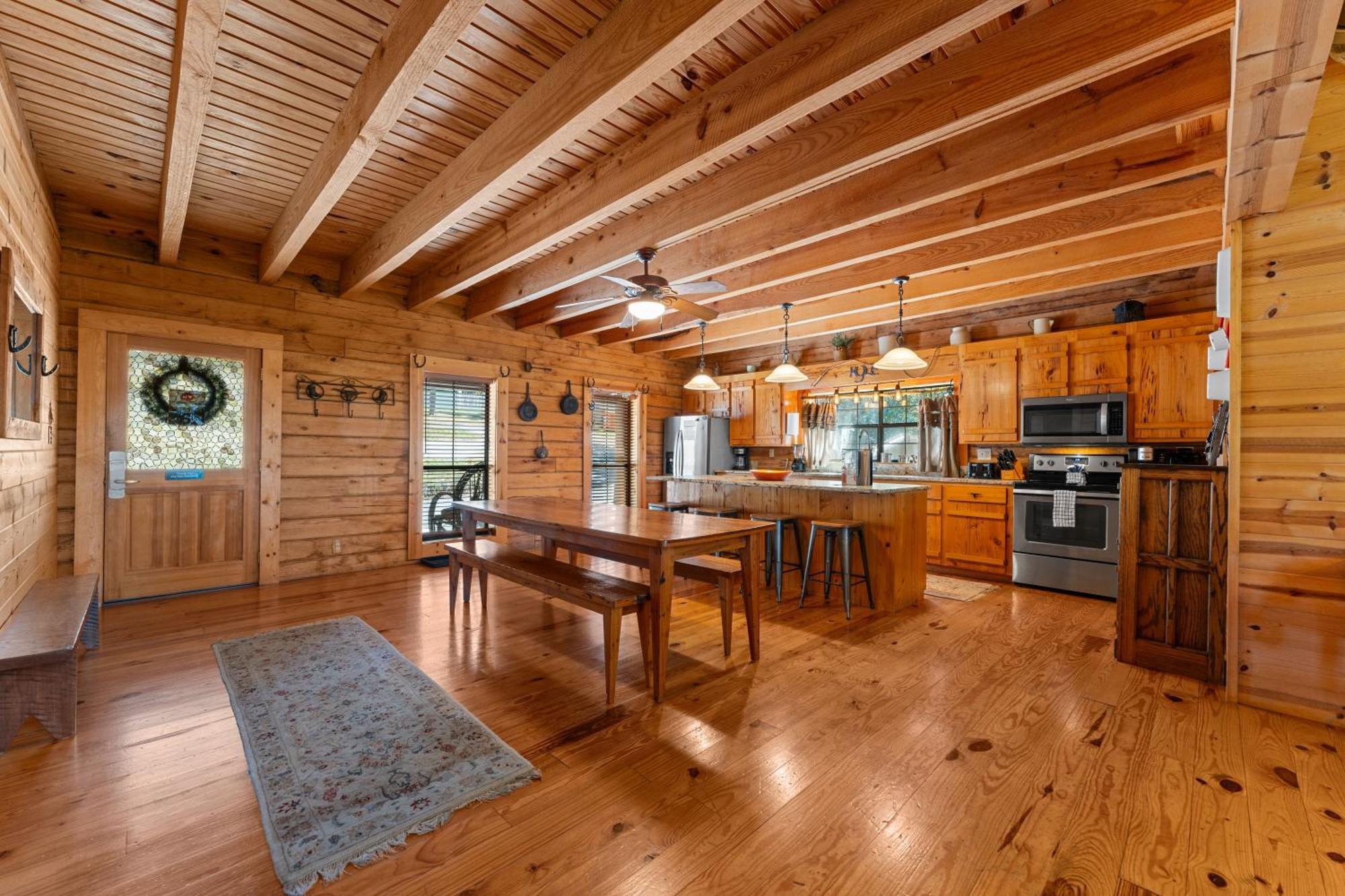 The Lazy K Cabin Cabin Бренсън Екстериор снимка