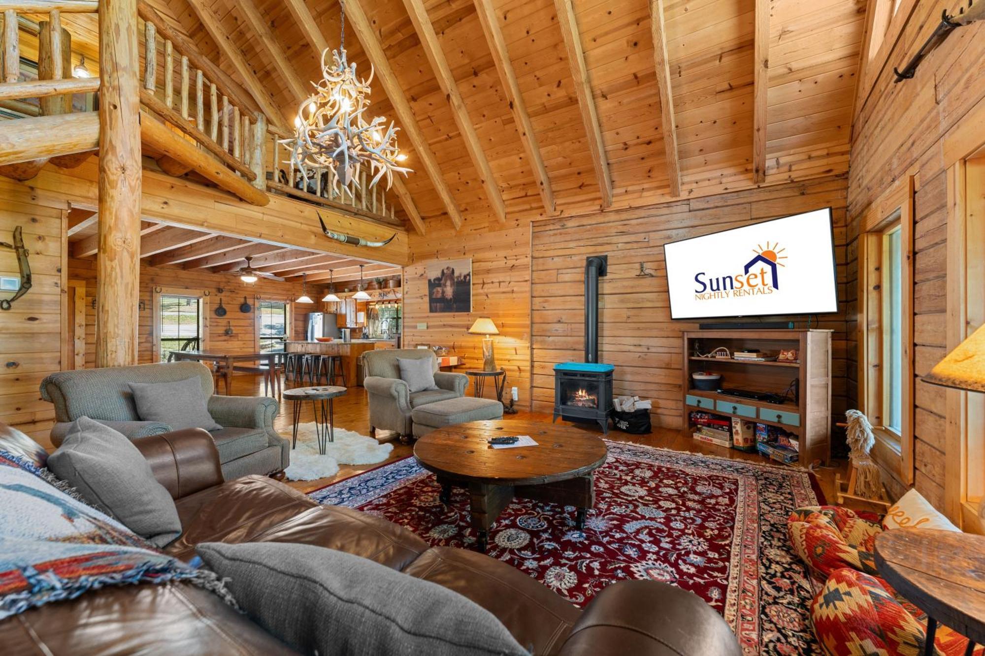 The Lazy K Cabin Cabin Бренсън Екстериор снимка